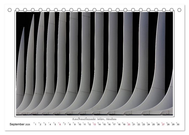 Produktbild: Details zeitgen&ouml;ssischer Architektur (Tischkalender 2026 DIN A5 quer), CALVENDO Monatskalender