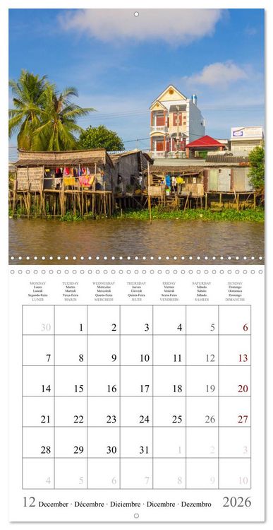 Produktbild: Colours of Vietnam (Wall Calendar 2026 12 &times; 12 Inch) CALVENDO 12 Month Wall Calendar