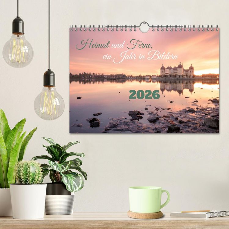 Produktbild: Heimat und Ferne, ein Jahr in Bildern (Wandkalender 2026 DIN A4 quer), CALVENDO Monatskalender
