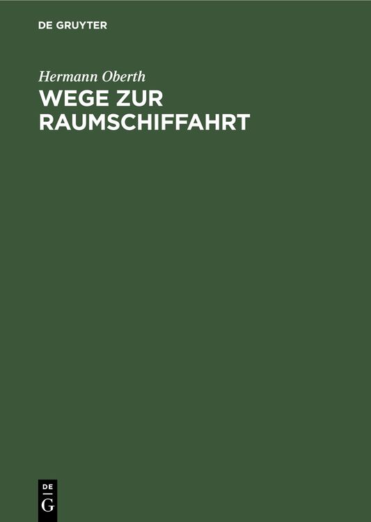 Produktbild: Wege zur Raumschiffahrt