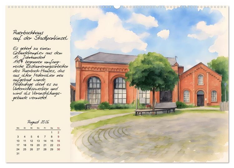 Produktbild: Rundgang durch Grevenbroich (hochwertiger Premium Wandkalender 2026 DIN A2 quer), Kunstdruck in Hochglanz