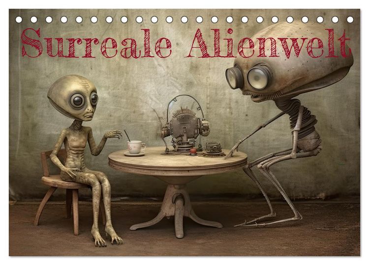 Produktbild: Surreale Alienwelt (Tischkalender 2026 DIN A5 quer), CALVENDO Monatskalender