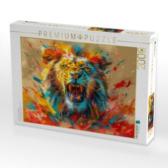 Produktbild: CALVENDO Puzzle Tiere in Pop-Art-Kleidern | 2000 Teile Lege-Gr&ouml;&szlig;e 90x67cm Foto-Puzzle f&uuml;r gl&uuml;ckliche Stunden