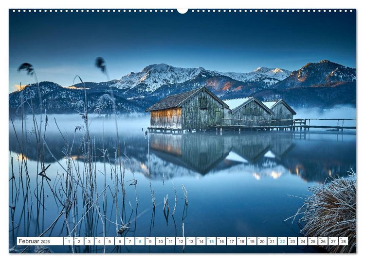 Produktbild: Am Wasser entlang in den Alpen (hochwertiger Premium Wandkalender 2026 DIN A2 quer), Kunstdruck in Hochglanz