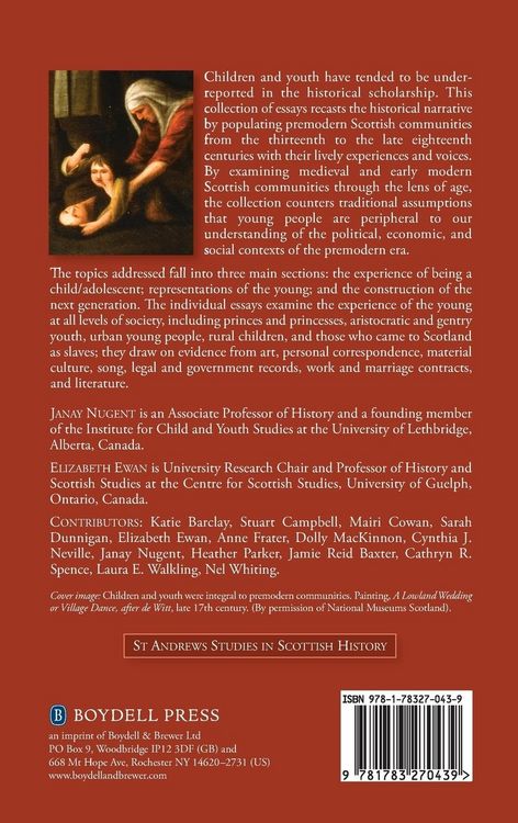 Produktbild: Children and Youth in Premodern Scotland