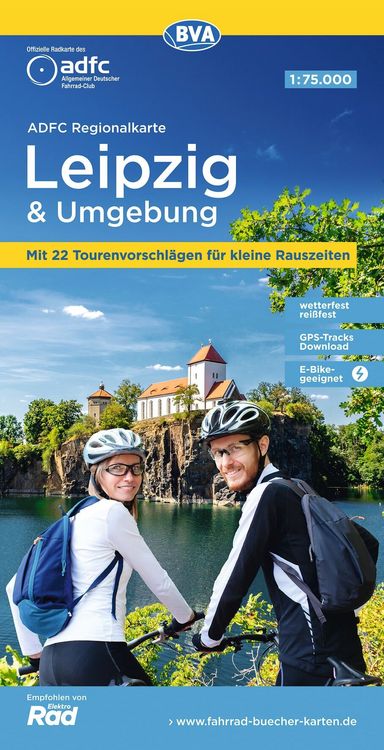 Produktbild: BVA ADFC Regionalkarte Leipzig und Umgebung 1:75.000