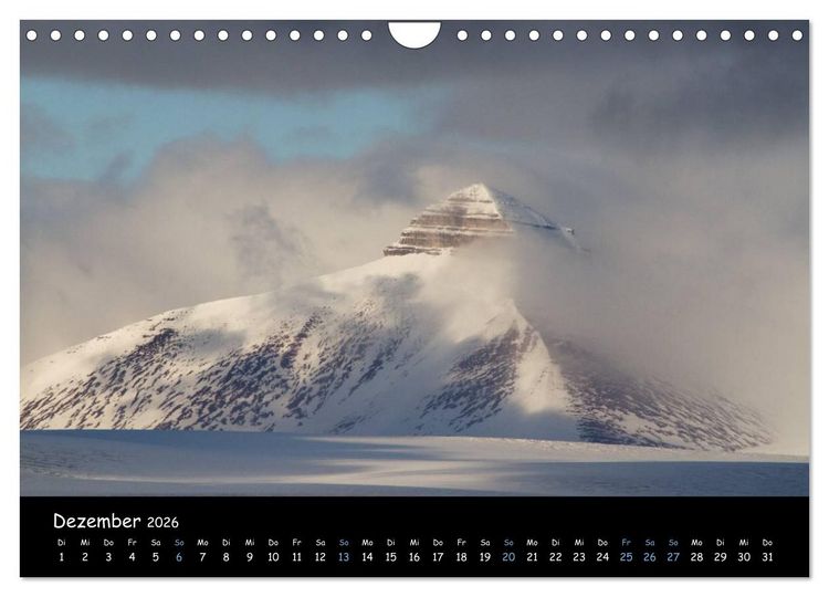 Produktbild: Spitzbergen (Wandkalender 2026 DIN A4 quer), CALVENDO Monatskalender