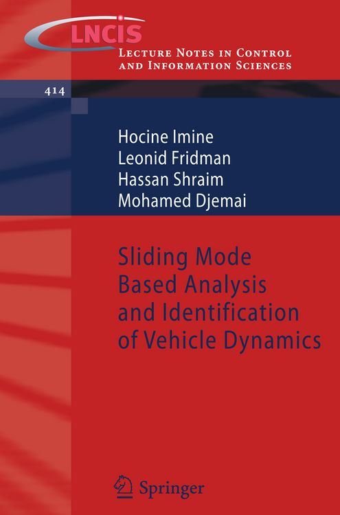 Produktbild: Sliding Mode Based Analysis and Identification of Vehicle Dynamics