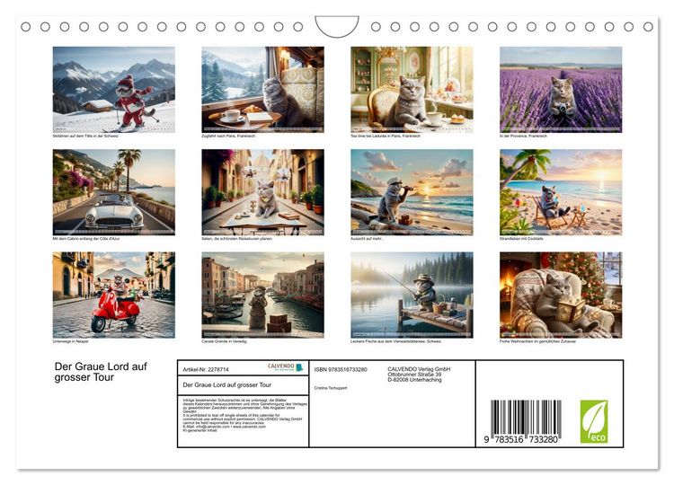 Produktbild: Der Graue Lord auf grosser Tour (Wandkalender 2026 DIN A4 quer), CALVENDO Monatskalender