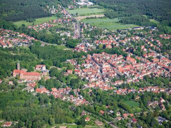 Produktbild: CALVENDO Puzzle Bad Belzig im Fl&auml;ming aus der Vogelperspektive | 1000 Teile Lege-Gr&ouml;&szlig;e 64 &times; 48 cm Foto-Puzzle f&uuml;r gl&uuml;ckliche Stunden