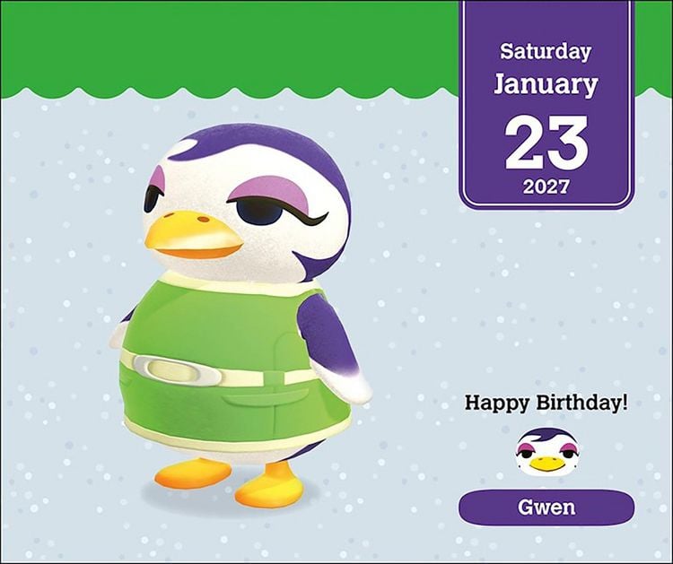 Produktbild: Nintendo &ndash; Animal Crossing 2027 &ndash; Original Harry N. Abrams Tagesabrei&szlig;kalender [Mehrsprachig] [Kalender]