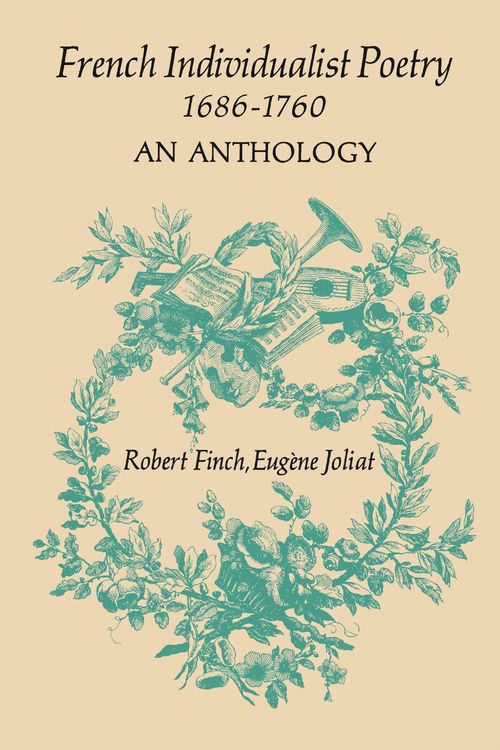 Produktbild: French Individualist Poetry 1686-1760