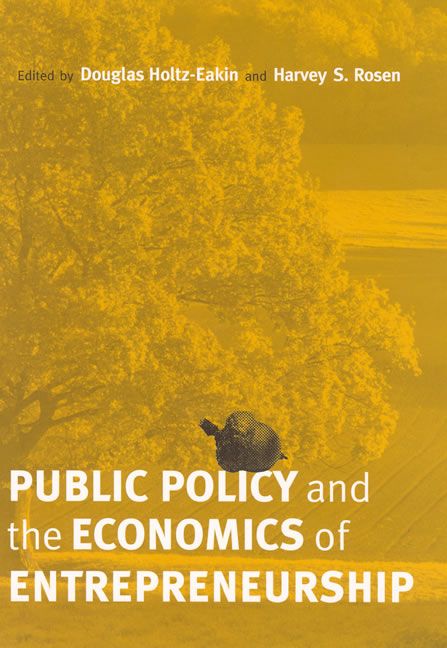 Produktbild: Public Policy and the Economics of Entrepreneurship