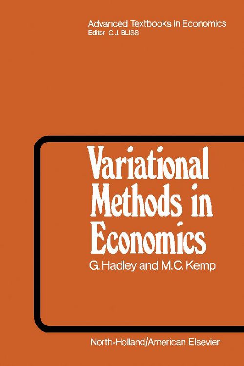 Produktbild: Variational Methods in Economics