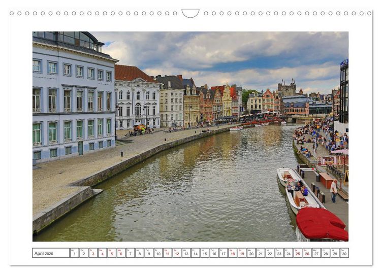 Produktbild: Unterwegs in Flandern (Wandkalender 2026 DIN A3 quer), CALVENDO Monatskalender