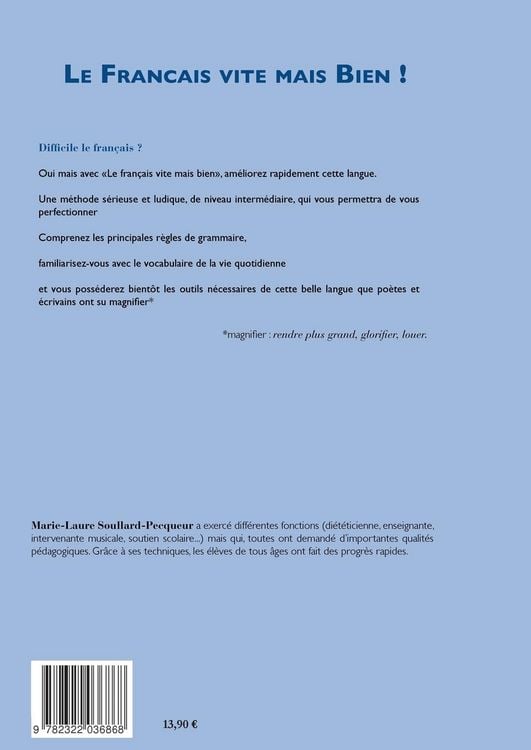Produktbild: Le Fran&ccedil;ais vite mais Bien