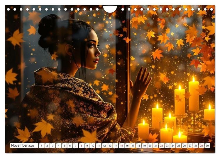 Produktbild: Lichtgefl&uuml;ster (Wandkalender 2026 DIN A4 quer), CALVENDO Monatskalender