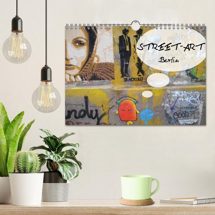 Produktbild: Street-Art Berlin (Wandkalender 2026 DIN A4 quer), CALVENDO Monatskalender