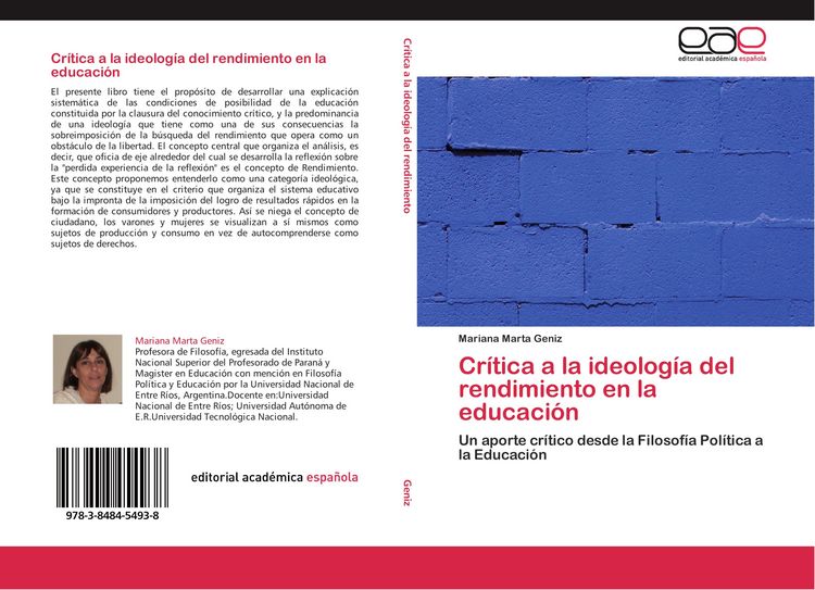 Produktbild: Cr&iacute;tica a la ideolog&iacute;a del rendimiento en la educaci&oacute;n