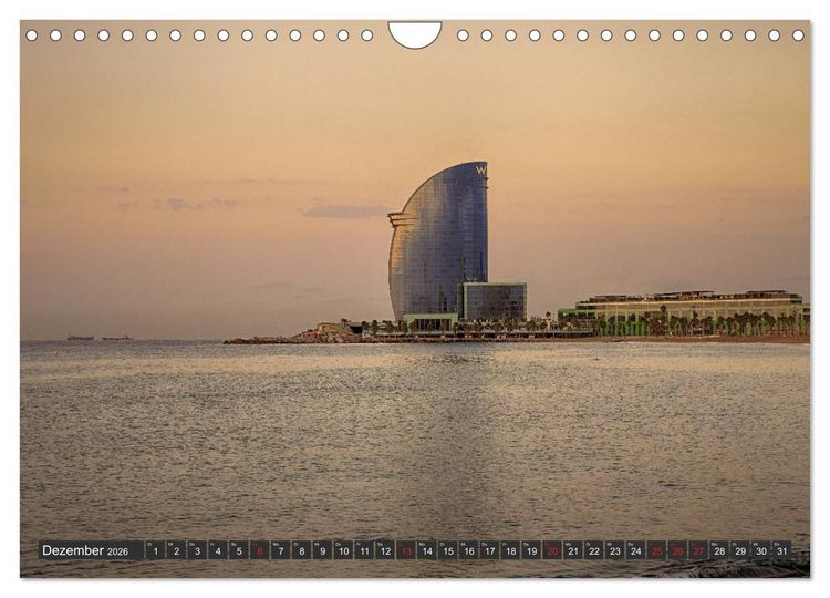 Produktbild: Barcelona Impressionen (Wandkalender 2026 DIN A4 quer), CALVENDO Monatskalender