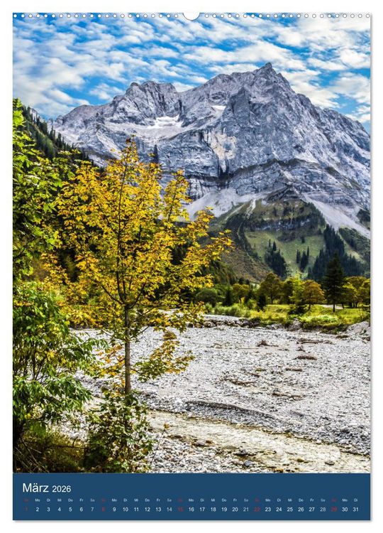Produktbild: Karwendel - Hinterriss-Eng (Wandkalender 2026 DIN A2 hoch), CALVENDO Monatskalender