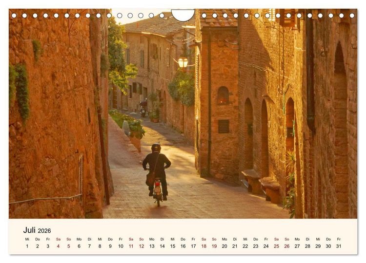 Produktbild: Mediterraner Seelenfrieden (Wandkalender 2026 DIN A4 quer), CALVENDO Monatskalender