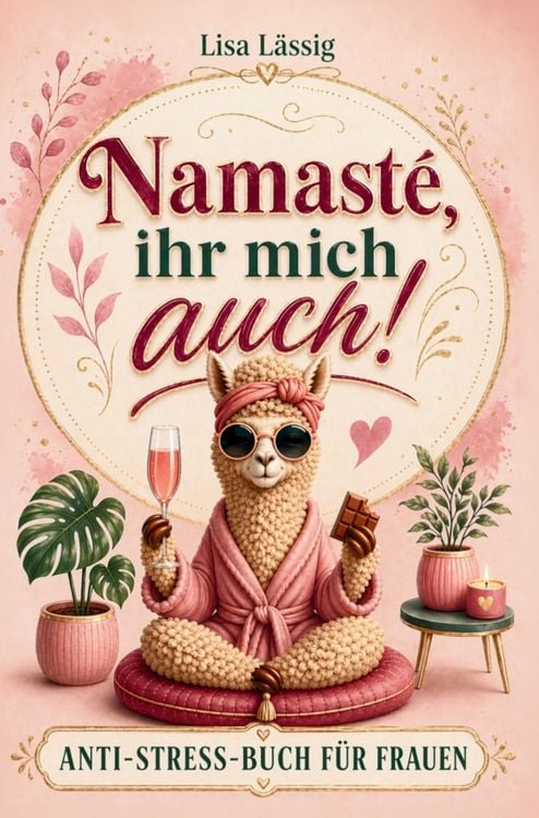 Produktbild: Namast&eacute;, ihr mich auch! Das humorvoll ehrliche Anti-Stress-Buch gegen den Alltagswahnsinn: Geschenk f&uuml;r Frauen, die alles haben, au&szlig;er Zeit