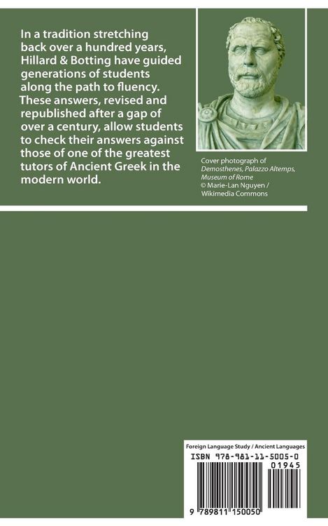 Produktbild: Key to Hillard and Botting's Elementary Greek Exercises