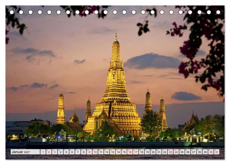 Produktbild: Bangkok und Kuala Lumpur - Megast&auml;dte Asiens (Tischkalender 2027 DIN A5 quer), CALVENDO Monatskalender