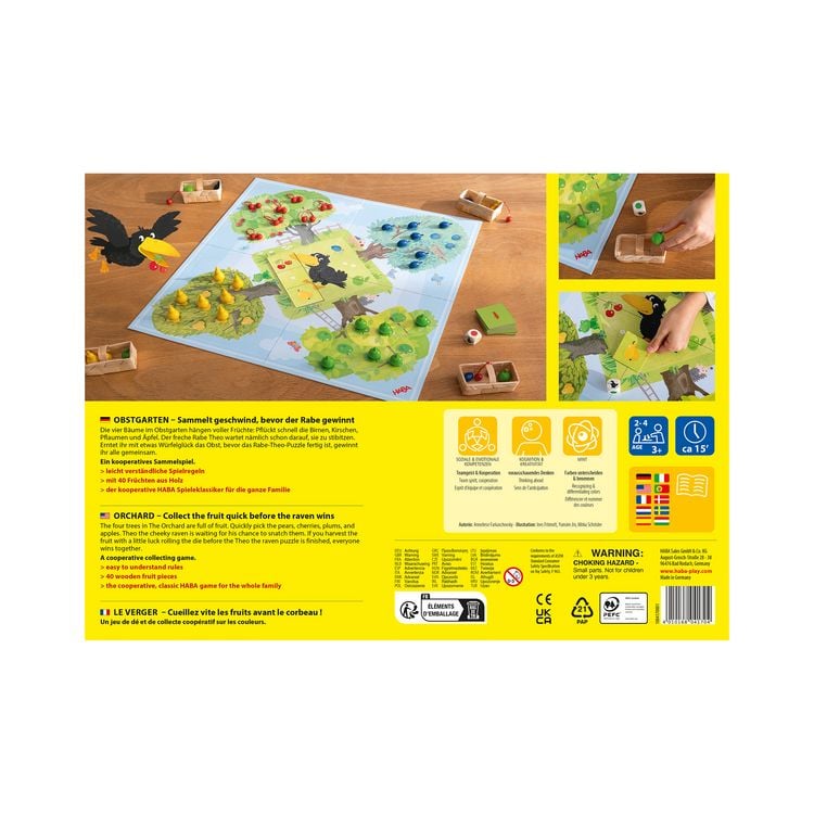 Produktbild: HABA Obstgarten, W&uuml;rfelspiel