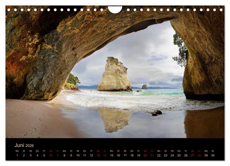 Produktbild: S&uuml;dseetraum Neuseeland (Wandkalender 2026 DIN A4 quer), CALVENDO Monatskalender