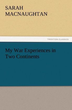 Produktbild: My War Experiences in Two Continents