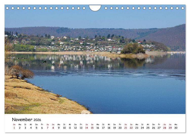 Produktbild: Der Edersee - Das Paradies in Nordhessen (Wandkalender 2026 DIN A4 quer), CALVENDO Monatskalender