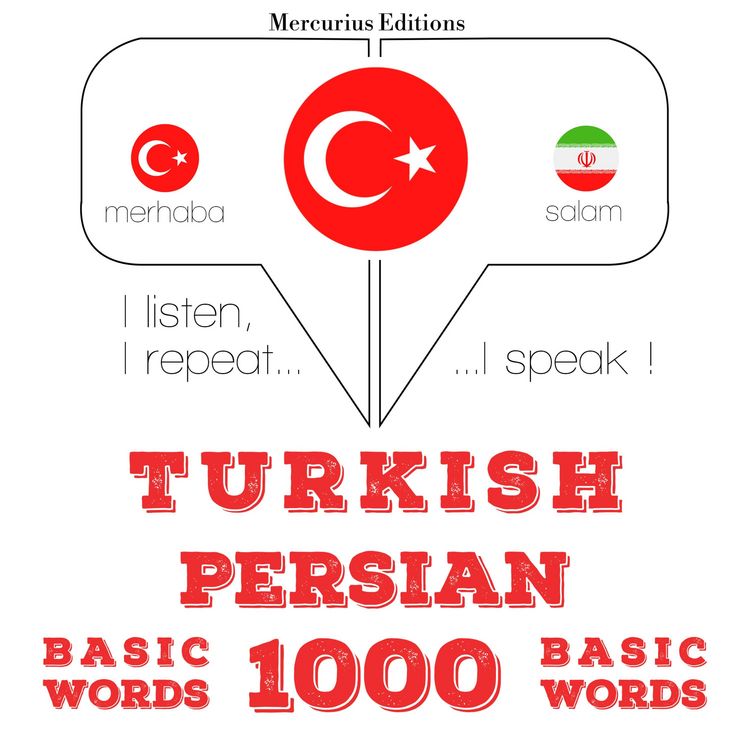 Produktbild: T&uuml;rk&ccedil;e - Fars&ccedil;a: 1000 temel kelime