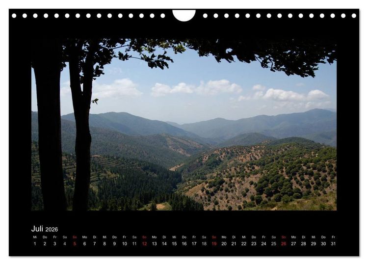 Produktbild: Landschaften Andalusiens (Wandkalender 2026 DIN A4 quer), CALVENDO Monatskalender