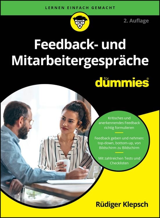 Bild vom Artikel Feedback- und Mitarbeitergespräche für Dummies vom Autor Rüdiger Klepsch