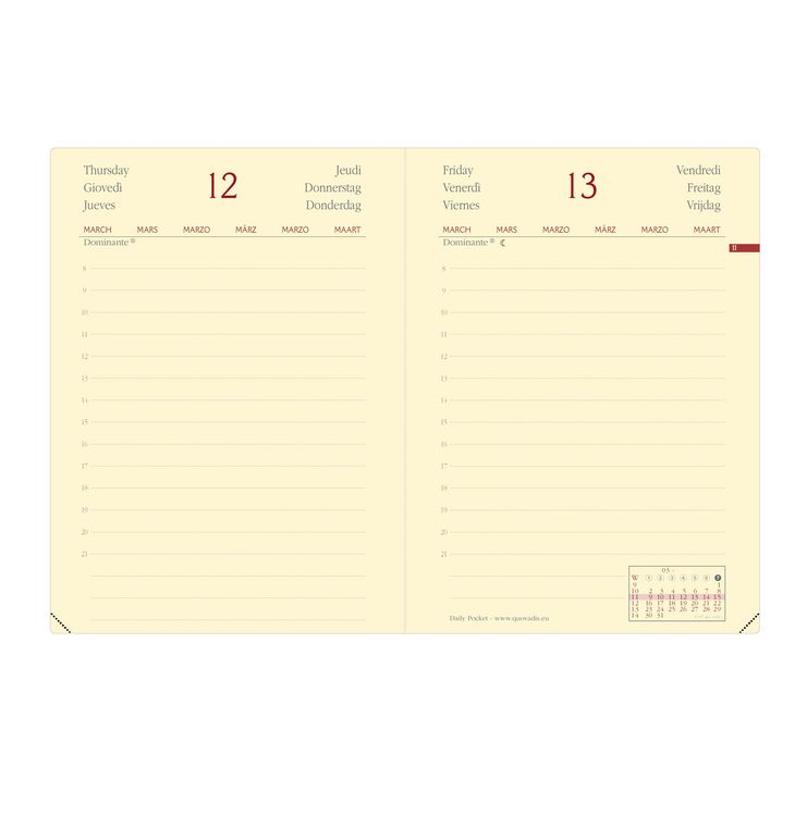 Produktbild: DAILY POCKET PRE vz ML Silk marine El 2027