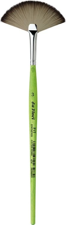 Produktbild: da Vinci Pinsel FIT SYNTHETICS F&auml;cherpinsel, SYNTHETIC Pinsel, Gr&ouml;&szlig;e 3