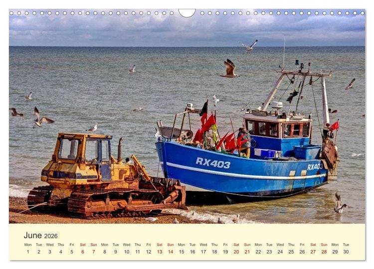 Produktbild: The Hastings Fishing Fleet (Wall Calendar 2026 DIN A3 landscape), CALVENDO 12 Month Wall Calendar