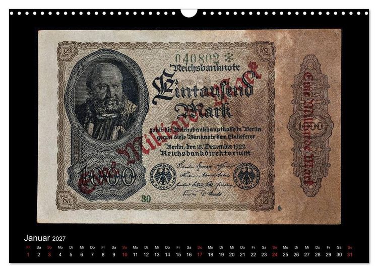 Produktbild: Vergangene Werte (Wandkalender 2027 DIN A3 quer), CALVENDO Monatskalender