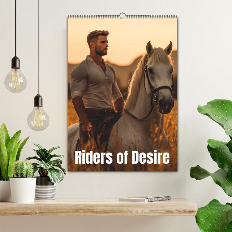 Produktbild: Riders of desire (Wall Calendar 2026 DIN A2 portrait), CALVENDO 12 Month Wall Calendar