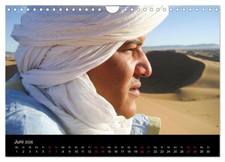 Produktbild: Sahara W&uuml;stentrekking (Wandkalender 2026 DIN A4 quer), CALVENDO Monatskalender