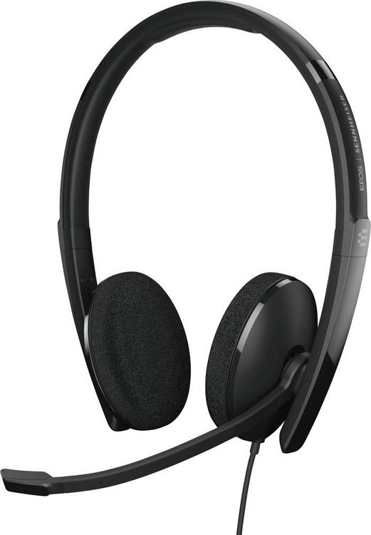 Produktbild: EPOS On Ear Headset kabelgebunden Stereo Schwarz Noise Cancelling Lautst&auml;rkeregelung, Mikrofon-Stummschaltung Telefon