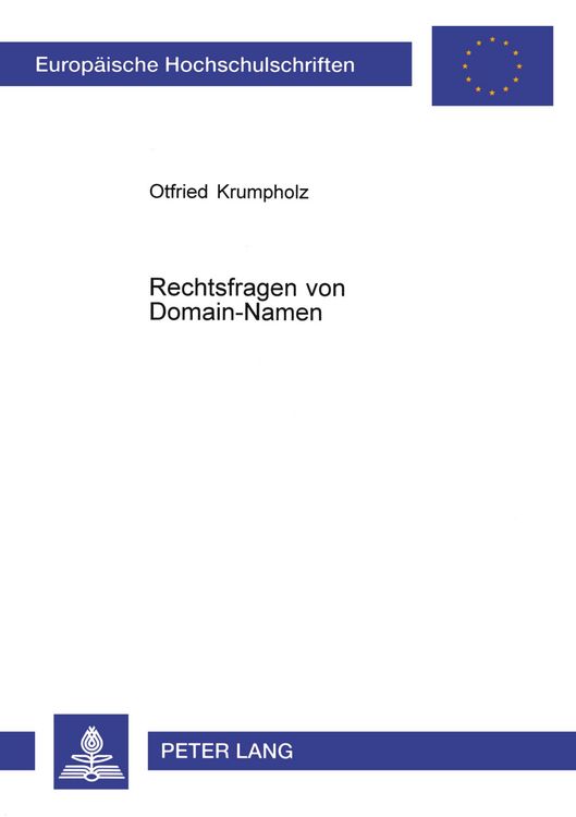 Produktbild: Rechtsfragen von Domain-Namen