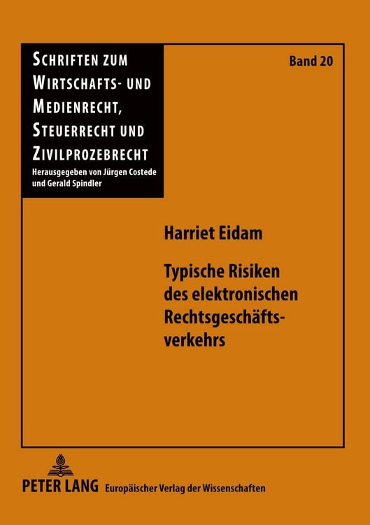 Produktbild: Typische Risiken des elektronischen Rechtsgesch&auml;ftsverkehrs
