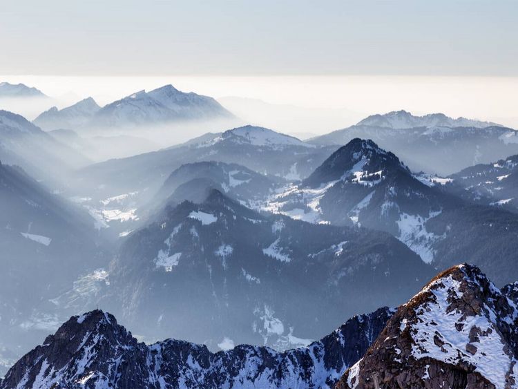 Produktbild: CALVENDO Puzzle Alpen gesehen vom Nebelhorn | 1000 Teile Lege-Gr&ouml;&szlig;e 64x48cm Foto-Puzzle f&uuml;r gl&uuml;ckliche Stunden