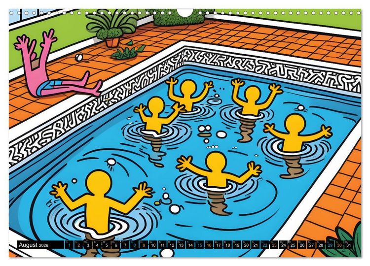 Produktbild: Comics f&uuml;r Kinder . Kinder lieben Abwechslung (Wandkalender 2026 DIN A3 quer), CALVENDO Monatskalender