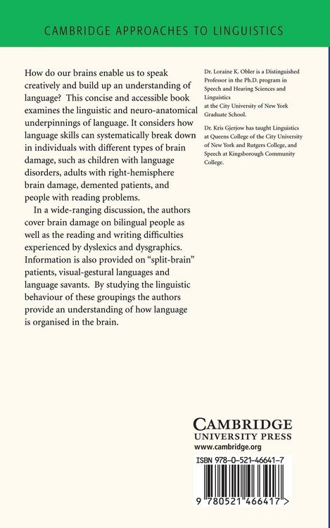 Produktbild: Language and the Brain