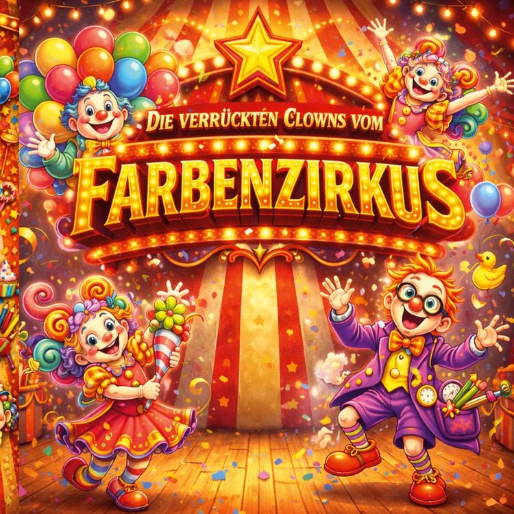 Produktbild: Die Verr&uuml;ckten Clowns vom Farbenzirkus