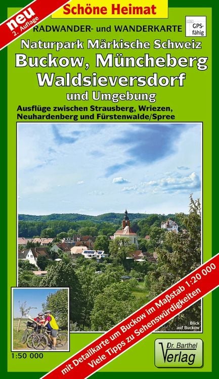 Bild vom Artikel Radwander- und Wanderkarte Naturpark Märkische Schweiz, Buckow, Waldsieversdorf und Umgebung 1 : 50 000 vom Autor Verlag Barthel